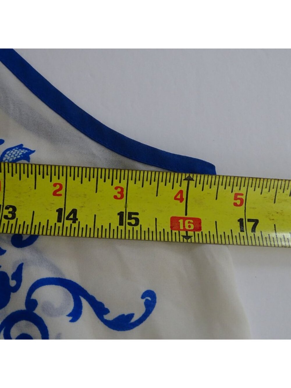 Between Me and You Blue Tank Top Cami Women Size S Festival Summer Vacation - Picture 7 of 8
